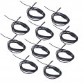 10pcs Ntc Thermistor Sensor Pvc Epoxy Resin Temperature Probe For Home Appliances High Accuracy 1m 50k B3950