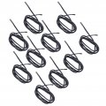 10pcs Ntc Thermistor Sensor Pvc Epoxy Resin Temperature Probe For Home Appliances High Accuracy 1m 50k B3950