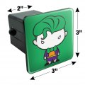 Batman Joker Cute Chibi Character Tow Trailer Hitch Cover Plug Insert