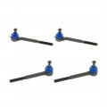 A-partrix 4 Tie Rods Inner And Outer Front Replacement Rod End Fits Oldsmobile Cutlass 1978-1987 Calais 1978-1984 Cruiser 