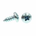Prime-line Sheet Metal Screw Self-tapping Pan Head Phillips 8 X 3 In Zinc Plated Steel Pack Of 75