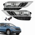 Fog Light Assembly With Switch Wiring Harness For Crv 2015 2016 Ho2593140c Driver And Passenger Side Pair Halogen Clear Lens 