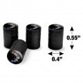 Solar System Planets Mercury Venus Mars Earth Moon Jupiter Saturn Uranus Neptune Tire Rim Wheel Aluminum Valve Stem Caps