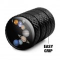 Solar System Planets Mercury Venus Mars Earth Moon Jupiter Saturn Uranus Neptune Tire Rim Wheel Aluminum Valve Stem Caps