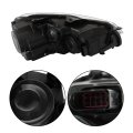 Left Side Headlight Assembly For Golf Jetta Sportwagen Mk6 2010 2011 2012 2013 2014 Driver Black Headlamp 5k0941005c