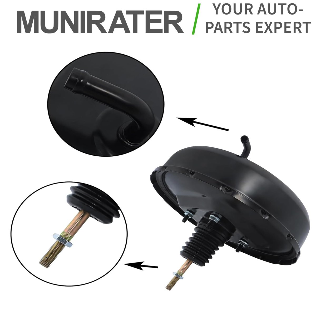 Power Brake Booster Without Master Cylinder For Ver-sa 2007 2010 All Engine And 2011 L4 1 6l Replacement 53-8104 47210em30a