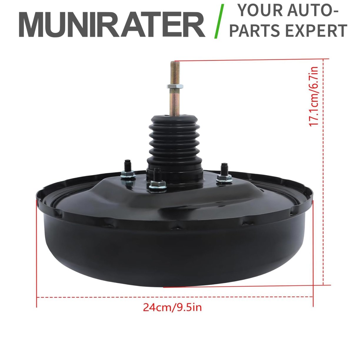 Power Brake Booster Without Master Cylinder For Ver-sa 2007 2010 All Engine And 2011 L4 1 6l Replacement 53-8104 47210em30a
