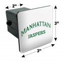 Graphics More Manhattan College Secondary Logo Tow Trailer Hitch Cover Plug Insert