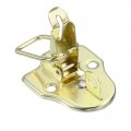 Uxcell 6pcs Duck-billed Toggle Hasp Latch With Padlock Hole Metal Box Chest Screws For Jewelry Wooden Case Decorative Gold