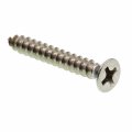 9016299 Sheet Metal Screw Self Tapping Flat Head Phillips 6 X 1 In Grade 18 8 Stainless Steel Pack Of 2 Sheet Metal Screw Self 