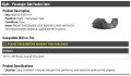 Front Right Passenger Side Fender Liner Compatible With 2014-2019 Jeep Grand Cherokee Excluding S R T Track-hawk Models