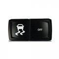 Ch4x4 Rocker Switch V2 Off Symbol Horizontal Blue Led