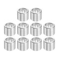 10pcs Aluminum Spacer 7 16 Od X 5 Id 3 8 Length Screw Standoff Bushing Plain Finish Unthreaded Round Metal For Screws Bolts And 