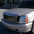 Compatible With Cadillac Escalade Esv Ext Abs Plastic Oe Style Vertical Front Grille Black 2nd Gen Gmt800