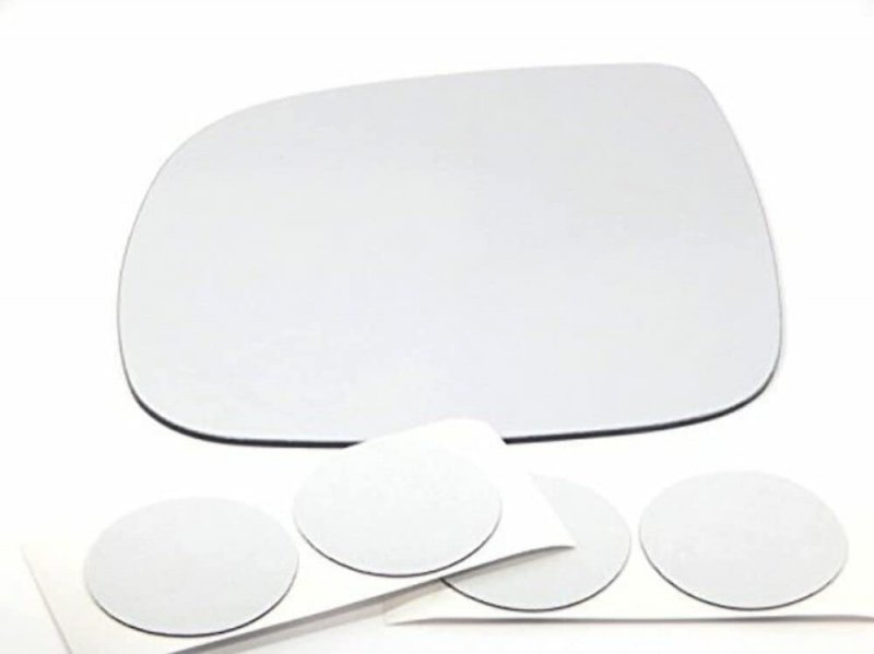 Left Driver Side Mirror Glass Lens For 07-10 Touareg Auto Dimming Clear Rectangular 6 5 In X 7 Part Number 4144