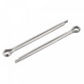 304 Stainless Steel Cotter Pins 8mm X 110mm Hairpin Clip Fastener Fitting For Automotive Mechanics Silver Tone 8pcs 