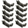 10 Pcs Stainless Steel Mini Spring Loaded Latch Pin 1 9 In 304 Metal Barrel Bolt For Pet Cage Door Shed Gate Tailgate Trailer