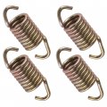 Caltric 4x Exhaust Muffler Tube Pipe Spring Compatible With Polaris