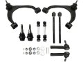 Front Upper Control Arm Kit 10 Piece For 2014-2018 Chevy Silverado 1500 With Stamped Steel Arms 
