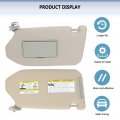 Ocpty Left Driver Side Tan Beige Sun Visor With Sunroof Fit For 2013 2014 2015 2016 2017 2018 Nissan Pathfinder Infiniti Qx60