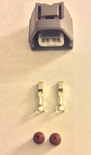 Connector 2 Way Pin For Toyota Lexus Scion Front Parking Light 90980-10887 Without Wire Repair Kit Pigtail
