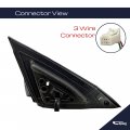 Spieg Ni1320311 Driver Side Mirror Replacement For Nissan Altima S Sr 2019-2021 Power Non-heated Paintable Black 3 Pin Lh