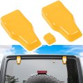 Rear Tail Door Window Hinge Rain Wiper Nozzle Cover Trim For 2018-2024 Jeep Wrangler Jl Jlu Sports Sahara Freedom Rubicon 