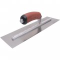 Marshalltown Finishing Trowels 121mm Width 356mm Length Curved Handle Bright Stainless Steel Blade Duracork Mxs73ssdc