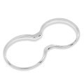 Chrome Cup Holder Trim Cover Frame Decorative Interior Accessories For Jeep Grand Cherokee 2011-2021 
