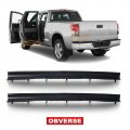 A-premium Rear Driver And Passenger Side Door Lower Weatherstrip Seals Compatible With Ford F-250 Super Duty F-350 1999-2016