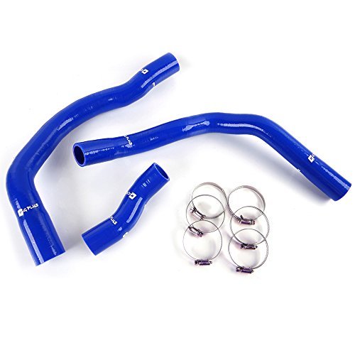 Silicone Radiator Coolant Pipe Hose Kit Clamps For Bmw Mini Cooper S R53 2001-2006