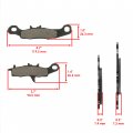 Caltric Brake Pads Compatible With Can-am Front Right Semi-metallic Maverick Max Turbo R 2020-2023 2021-2023 R