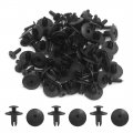 Uxcell 40pcs Plastic Rivets Expansion Screws Fastener Fender Bumper Clips 6mm For Car