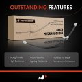A-premium Front Passenger Brake Hydraulic Hose Compatible With Mitsubishi Models Lancer 2008 2010-2015 Turbocharged Intercooler