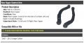 Rear Upper Control Arm Kit With Bushings Set Of 2 Left And Right Compatible 2007-2012 Dodge Caliber