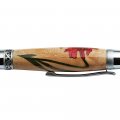 Woodturner Ins Red Hummingbird Laser Cut Inlay Pen Kit Blank