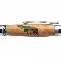 Woodturner Ins Red Hummingbird Laser Cut Inlay Pen Kit Blank