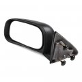 Ocpty Black Left Side Mirror Fit For 2005-2010 Dodge Dakota Textured Glass Manual Folding Non-heated