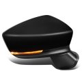 Ma1321185 Factory Style Passenger Right Side Mirror Manual Folding Power Adjust Heated Glass Turn Signal Blind Spot Detection 