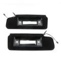 Sun Visors Sunshades W Vanity Mirror Led Light For 1984-1996 Corvette C4