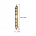 Uxcell 4x25mm Hanger Bolts 24pcs Double Ended Self-tapping Thread Wood To Dowel Screws For Connecting