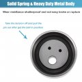 Uxcell Belt Tensioner Pulley Assembly Accessory No Md140071 For Mitsubishi Eclipse 2000-2012 Silver Tone Metal