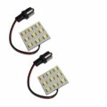 Hqrp 2-pack Ba15s Bayonet Base 9 Leds Smd 5050 Led Bulb Cool White Replacement For 1073 1093 1129 Forest River Toy Hauler