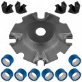 Caltric Face Drive Moveable Plate Damper And Roller Compatible With Arctic Cat 700 2008-2016