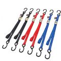 Pwc Tie Down Straps For Watercraft 3ft X 1in Black With Stainless Steel J Hook Fasteners Pair 
