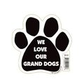 We Love Our Grand Dogs Paw Print Magnet 