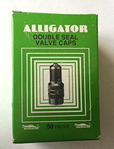 Alligator V2B 50 Pack Inflate Through Valve Stem Cap Gator Auto RV Semi
