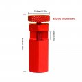 Upgrade Tall Stair Gauges For Framing Square Easy Grip Jig Layout With Holder Carabiner Knobs Tool Non-slip 2 Sets Red