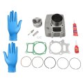Cylinder Piston Gasket Top End Rebuild Kit For 2002 2003 2004-2023 Honda Recon 250 2009-2020 Trx250x 12100-hn6-000