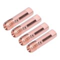 Copper Welding Torch Nozzles 0 8mm 60pcs For Mig200 Mig130 Strong Electrical Conductivity Performance 